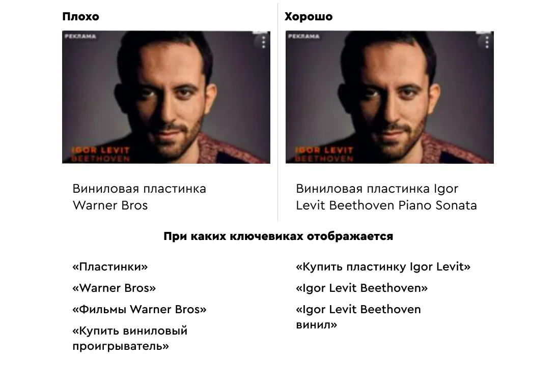 Плохие и хорошие объявления